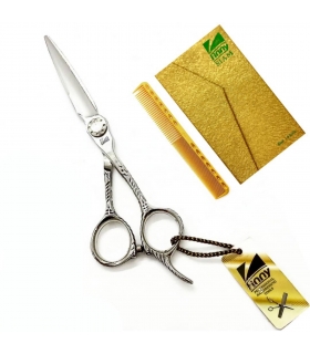 قیچی آرایشگری کرتزر فینی کات و کوتاهی 6 اینچ دسته ماری ساده سیما Kretzer Hair Finny SIMA FCB2-60