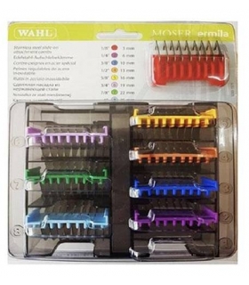 شانه فلزی ماشین اصلاح حیوانات حرفه ای موزر8 عددی Moser wahl REX-FOX