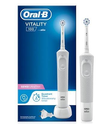 مسواک برقی اورال بی ویتالیتی برای دندان حساس Oral B Vitality 100 Sensi UltraThin D100.413.1