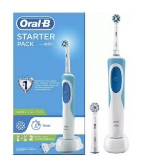 مسواک برقی اورال بی کراس اکشن استارتر پک Oral-B Starter Pack CROSS ACTION Electric Toothbrush