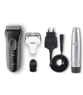 ماشین اصلاح صورت (ریش تراش) براون با موزن Braun 3000VS & EN10