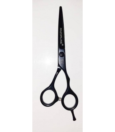 قیچی آرایشگری ریزرلاین کات و کوتاهی 5.5 اینچ حرفه ای Razorline R22B BLACK hair scissors