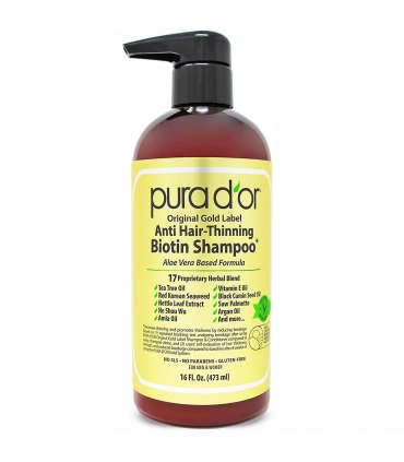 شامپو ضد ریزش مو ارگانیک پیور دی اور Pura D'or Anti-Hair Loss Premium Organic Argan Oil Shampoo