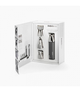 ماشین اصلاح سر و صورت بابیلیس چند منظوره سوپر ایکس متال BaByliss MT996E SUPER X METAL SERIES 15 IN 1 MULTIGROOMER‏
