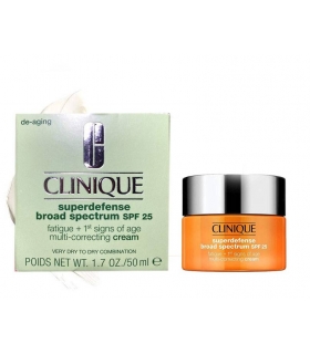 کرم ضد پیری و خستگی پوست کلینیک اسپکتروم براد Clinique Superdefense Broad Spectrum SPF 25 Of Age Multi Correcting Cream