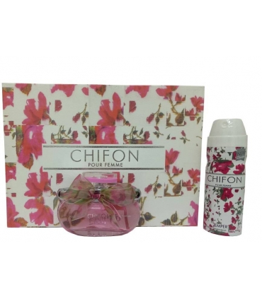 ست عطر و اسپری زنانه امپر شیفون ادوتویلت Emper Chifon Gift Set For Women