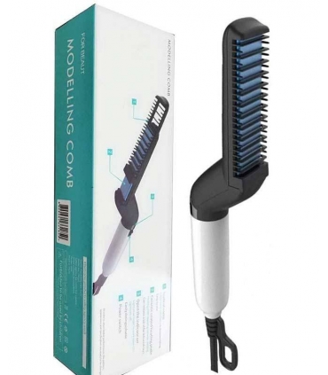 اتو ریش فور بیوت مدلینگ کامب مناسب ریش و موی سر آقایان For Beaut Modelling Comb Second Generation Electronic Hair Iron FB168