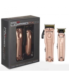 ست دو عددی ماشین اصلاح بابیلیس لوپرو لیمتد ادیشن رز گلد BaByliss Pro Limited Edition LO-PROFX ROSE GOLD FXHOLPKLP-RG