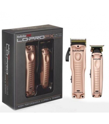 ست دو عددی ماشین اصلاح بابیلیس لوپرو لیمتد ادیشن رز گلد BaByliss Pro Limited Edition LO-PROFX ROSE GOLD FXHOLPKLP-RG