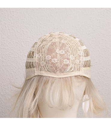 کلاه گیس (پوستیژ) زنانه مصری باب چتری دار بلوند دودی اش Bob Ash Blonde Wig