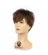 کلاه گیس (پوستیژ) مردانه کوتاه لیر قهوه ای مخلوط چتری Short Layered Wig