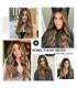 کلاه گیس (پوستیژ) زنانه قهوه ای بلوند آمبره بلند Long Wavy Ombre Wig