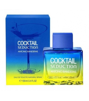 عطر و ادکلن آنتونیو باندراس کوکتل سداکشن بلو مردانه ادوتویلت Antonio Banderas Cocktail Seduction Blue EDT For Men