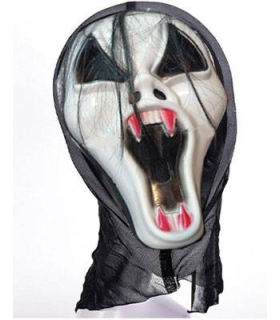 ماسک و صورتک اسکلت خونی مدل خون آشام جیغ مو دار Blood skeleton mask