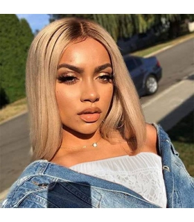 کلاه گیس (پوستیژ) زنانه بلند لخت هایلایت دار بلوند پلاتینی Platinum Blonde Wig