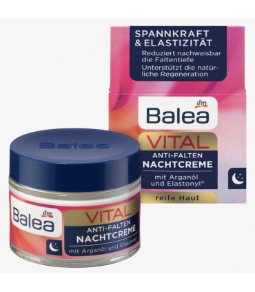 کرم ضد چروک باله آ ویتال شب اصل آلمان balea vital anti falten