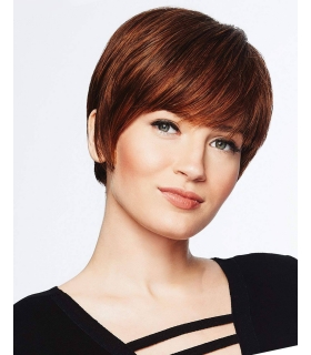 کلاه گیس (پوستیژ) زنانه پیکسی چتری قهوه ای ماهگونی Pixie Cut Short Wigs