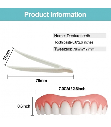 دندان مصنوعی کامپوزیت برای زیبایی JINHUA Fake Teeth