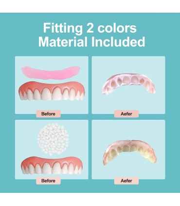 دندان مصنوعی کامپوزیت برای زیبایی JINHUA Fake Teeth