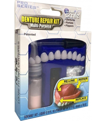 کیت تعمیر پروتز چند منظوره دندان مصنوعی اینستنت اسمایل Instant Smile Multi Purpose Denture Repair Kit