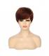 کلاه گیس (پوستیژ) زنانه پیکسی چتری قهوه ای ماهگونی Pixie Cut Short Wigs