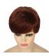 کلاه گیس (پوستیژ) زنانه پیکسی چتری قهوه ای ماهگونی Pixie Cut Short Wigs