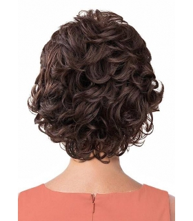 کلاه گیس (پوستیژ) زنانه کوتاه قهوه ای تیره مجعد Short Dark Brown Wavy Wig