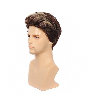 کلاه گیس (پوستیژ) مردانه کوتاه حالت دار بلوند قهوه ای میکس Men Short Wigs
