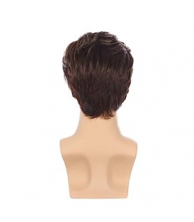 کلاه گیس (پوستیژ) مردانه کوتاه حالت دار بلوند قهوه ای میکس Men Short Wigs