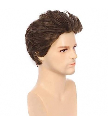 کلاه گیس (پوستیژ) مردانه کوتاه قهوه ای متوسط Mens Brown Wig