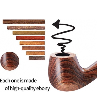 ست پیپ دست ساز جویولدلف چوب گلابی به همراه لوازم جانبی Joyoldelf Pear Wood Handmade Tobacco Pipe