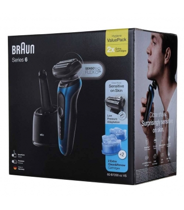 ماشین اصلاح صورت (ریش تراش ) براون سری 6 Braun 60-B7200cc