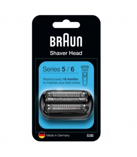 تیغه و توری (کلاهک) سری 5 و 6 براون اصل و اورجینال BRAUN 53B