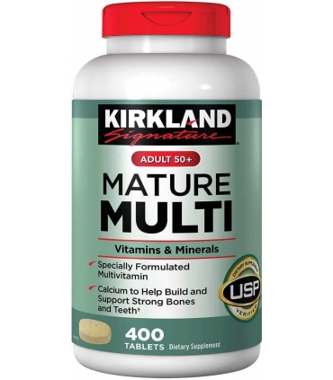 کپسول مولتی ویتامین مینرال کرکلند 50 سال به بالا Kirkland Signature Adults 50+ Mature Multi