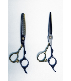 ست دو عددی قیچی آرایشگری جگوار کات و کوتاهی/پیتاژ دست چپ Jaguar LF-701GB-left