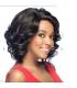 کلاه گیس (پوستیژ) زنانه و مردانه کوتاه و حالت دار مشکی Wigs Short Black Curly