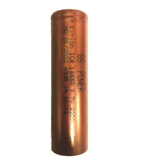 باتری 18650 لیتیوم آیون جی اس پاور 3.7 ولت 2200 میلی آمپر GS Power 5C