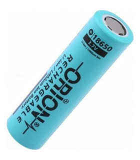 باتری لیتیوم اوریون 18650 شارژی 3.7 ولت 2200 میلی آمپر سرتخت orion