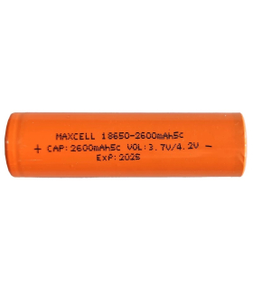 باتری لیتیوم مکسل آیون 18650 Maxell 2600mAh 5C