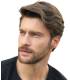 کلاه گیس (پوستیژ) مردانه کف سری موی طبیعی انسان قهوه ای Toupee Medium Density wig
