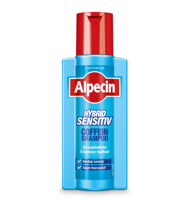 شامپو آلپسین ضد ریزش و آبرسان هیبرید کافئین Alpecin Hybrid Caffeine
