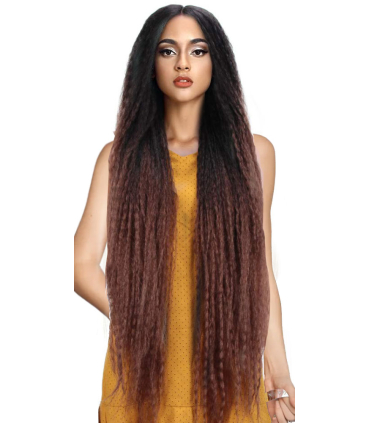 کلاه گیس (پوستیژ) زنانه بلند فر آفرو آفریقایی آمبره مشکی قهوه ای Long Big Hair Wig