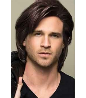 کلاه گیس (پوستیژ) مردانه لخت متوسط چتری کج Men Wig