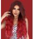 کلاه گیس (پوستیژ) زنانه بلند موج دار آمبره قهوه ای شرابی Wavy Wig