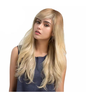 کلاه گیس (پوستیژ) زنانه بلند چتری و لخت Long Curly Wig