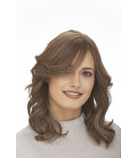کلاه گیس (پوستیژ) زنانه متوسط حالت دار  چتری کج Curly Wig