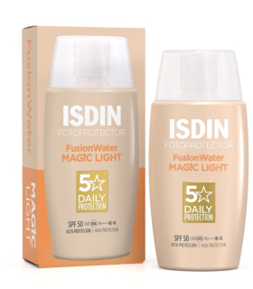 کرم ضد آفتاب ایزدین فیوژن واتر مجیک لایت ISDIN Fusion Water MAGIC Light SPF 50