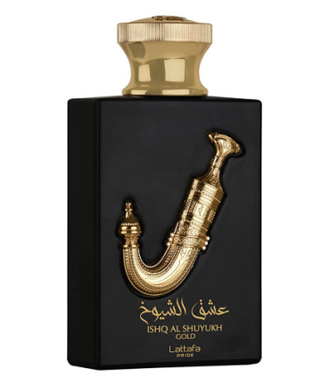 عطر و ادکلن لطافه عشق ال شیوخ گلد زنانه و مردانه Lattafa Ishq Al Shuyukh Gold