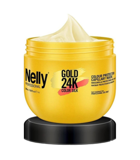 ماسک مو نلی مدل کالر سیلک گلد (طلایی) Nelly Gold 24K