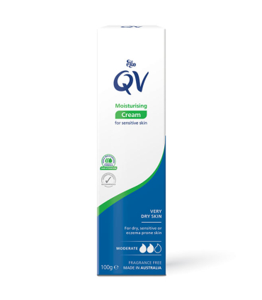 کرم مرطوب کننده تیوپی کیو وی برای پوست های خیلی خشک و حساس QV